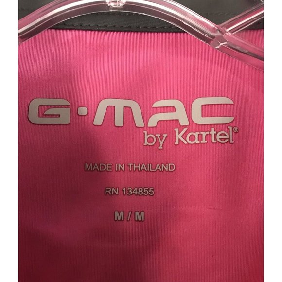 G Mac By Kartel Men's Pink Short Sleeve Golf Polo Shirt Size Medium M Polkadot - Picture 6 of 8